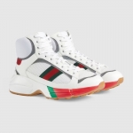 グッチ ライトン Webストライプハイカットスニーカー 643495 2H070 9079