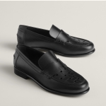 HERMES ローファー 上品 モカシン 大人カジュアル Kennedy H241105Z 02