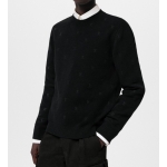 LOUIS VUITTON シンプル 長袖トップス ネイビー 黒  1AGHUB 1AFIXF