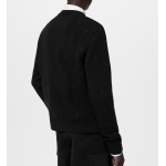 LOUIS VUITTON シンプル 長袖トップス ネイビー 黒  1AGHUB 1AFIXF