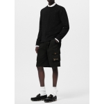 LOUIS VUITTON シンプル 長袖トップス ネイビー 黒  1AGHUB 1AFIXF
