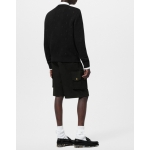 LOUIS VUITTON シンプル 長袖トップス ネイビー 黒  1AGHUB 1AFIXF