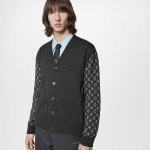 Louis Vuitton モノグラム カシミヤカーディガン 1AATLZ 1ABIXJ