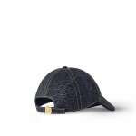 ルイ ヴィトン ロゴ刺繍入り コットン キャップ ダミエ M7722M