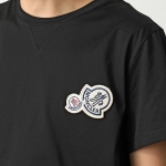 モンクレール 半袖Tシャツ メンズ ダブルロゴパッチ コットン クルーネック 8C00058 8390Y