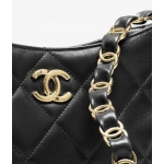 CHANEL代引き  ホーボーバッグ CCロゴ ラムスキン AS5177 B18293 94305