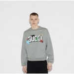 GUCCI プリント コットンジャージー スウェットシャツ 768530 XJGIG 1178