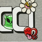 GUCCI プリント コットンジャージー スウェットシャツ 768530 XJGIG 1178