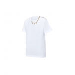 ルイヴィトン LVチャームTシャツ エレガント LV イニシャル 1AFZN9