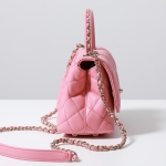 CHANEL ショルダーバッグ マトラッセ ココハンドル ミニ XXS AS2215 B13607