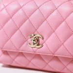 CHANEL ショルダーバッグ マトラッセ ココハンドル ミニ XXS AS2215 B13607