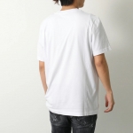 モンクレール マットブラック 半袖Tシャツ メンズ ロゴT アイコンパッチ クルーネック 8C00036 829H8