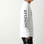 モンクレール 長袖Tシャツ メンズ ロングスリーブ ロンT ロゴ クルーネック コットン 8D00006 89A7G