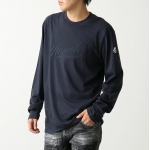 モンクレール 長袖Tシャツ メンズ ロンT コットン ロゴ ロゴT カットソー クルーネック 8D00002 8390T