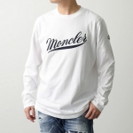 モンクレール 長袖Tシャツ メンズ ロンT コットン ロゴ ロゴT カットソー クルーネック 8D00002 8390T