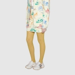 GUCCI Rhyton レザー ウィメンズ GUCCI WORLDWIDEスニーカー 602047 DRW00 9014