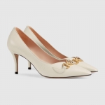 GUCCI グッチ ミディアム ヒール パンプス レザー レディース 596860 C9D00 9050