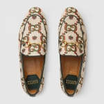 グッチ GUCCI100 フラワー ジャカードローファー 678433 UMB60 9660