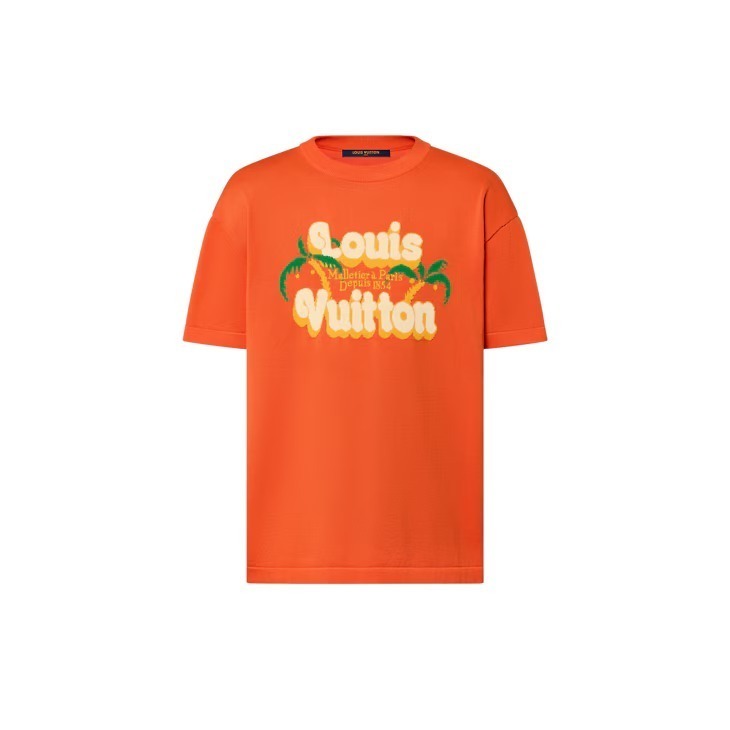 Louis Vuitton ショートスリーブコットンクルーネック 1AFQQY