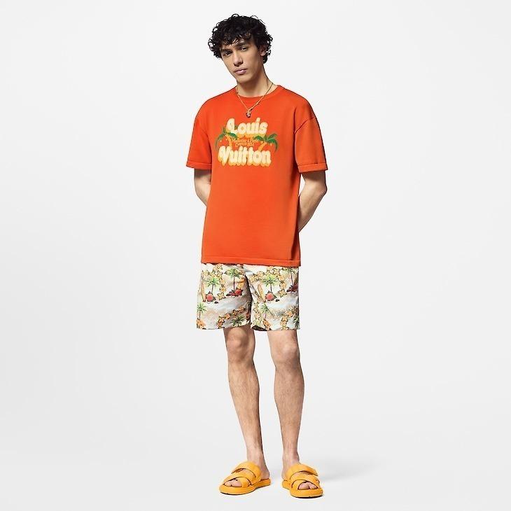 Louis Vuitton ショートスリーブコットンクルーネック 1AFQQY