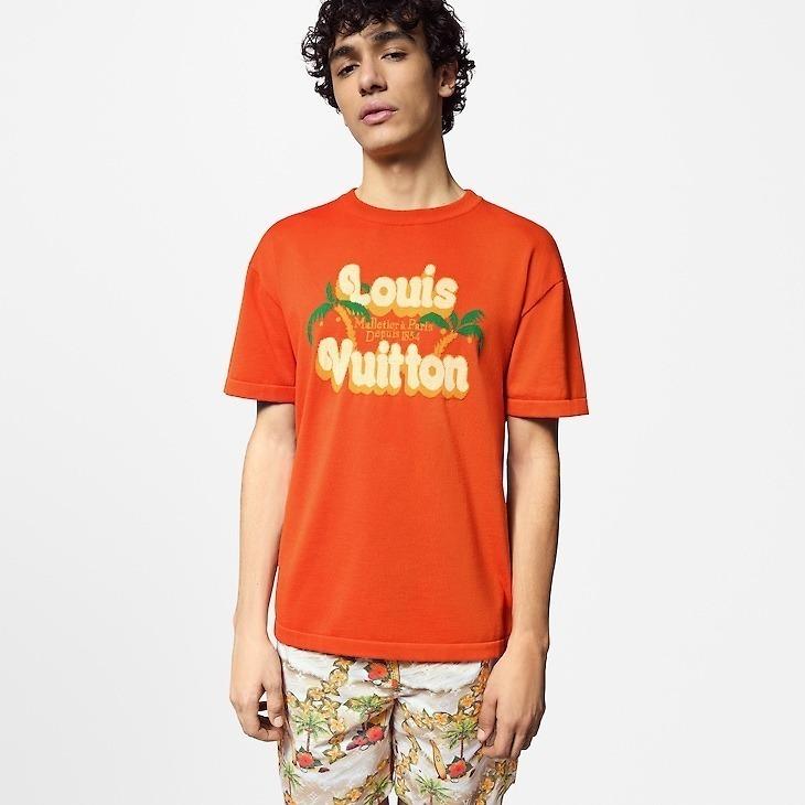 Louis Vuitton ショートスリーブコットンクルーネック 1AFQQY