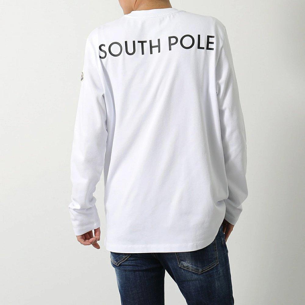 モンクレール ロングスリーブTシャツ メンズ コットン クルーネック レタリング ラバープリント ロゴ 8D00010 899T7 999