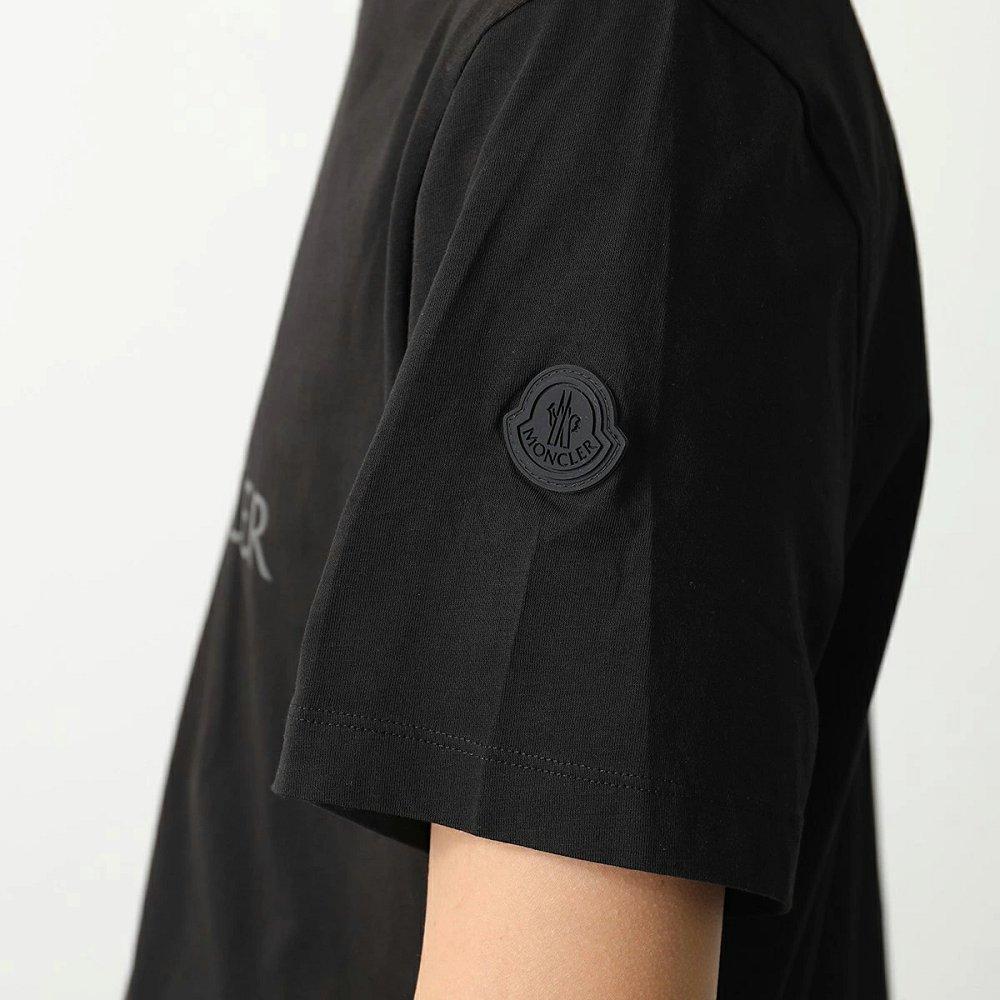 モンクレール グルノーブル Tシャツ メンズ コットン クルーネック カットソー ロゴ プリント 8C00060 829H8