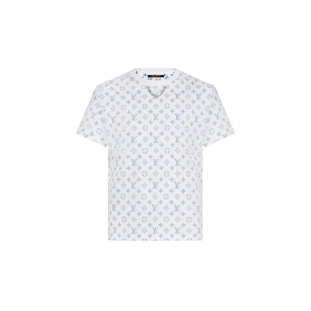 ルイヴィトン  LVエスカルプリンテッド Tシャツ 1A8QDI