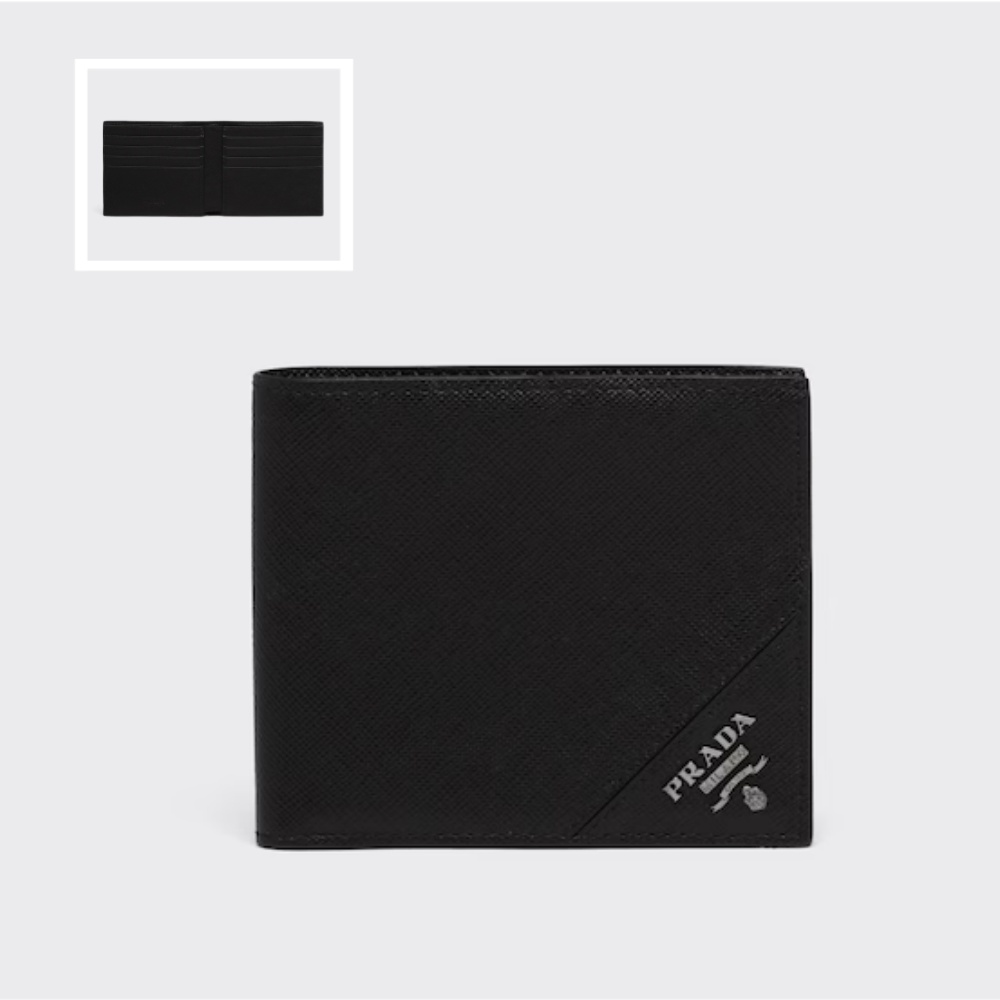 プラダ代引き サフィアーノレザー財布 2MO513_QME_F0002