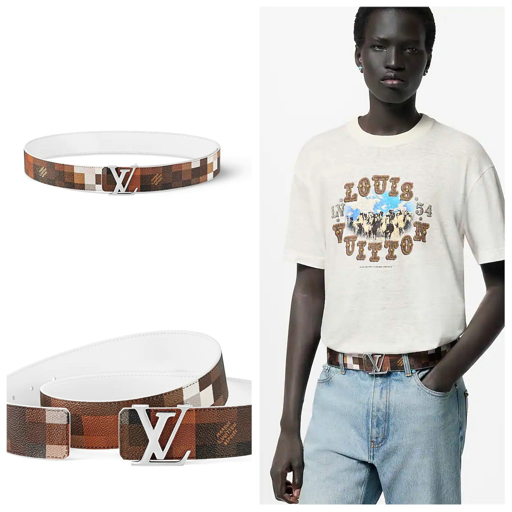 ルイヴィトン ベルト･LV イニシャル 40MM リバーシブル M8733S