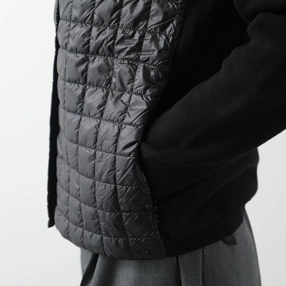 モンクレール カーディガン CARDIGAN レディース ジャケット ニット ナイロン パデット切替 9B00001 M1131