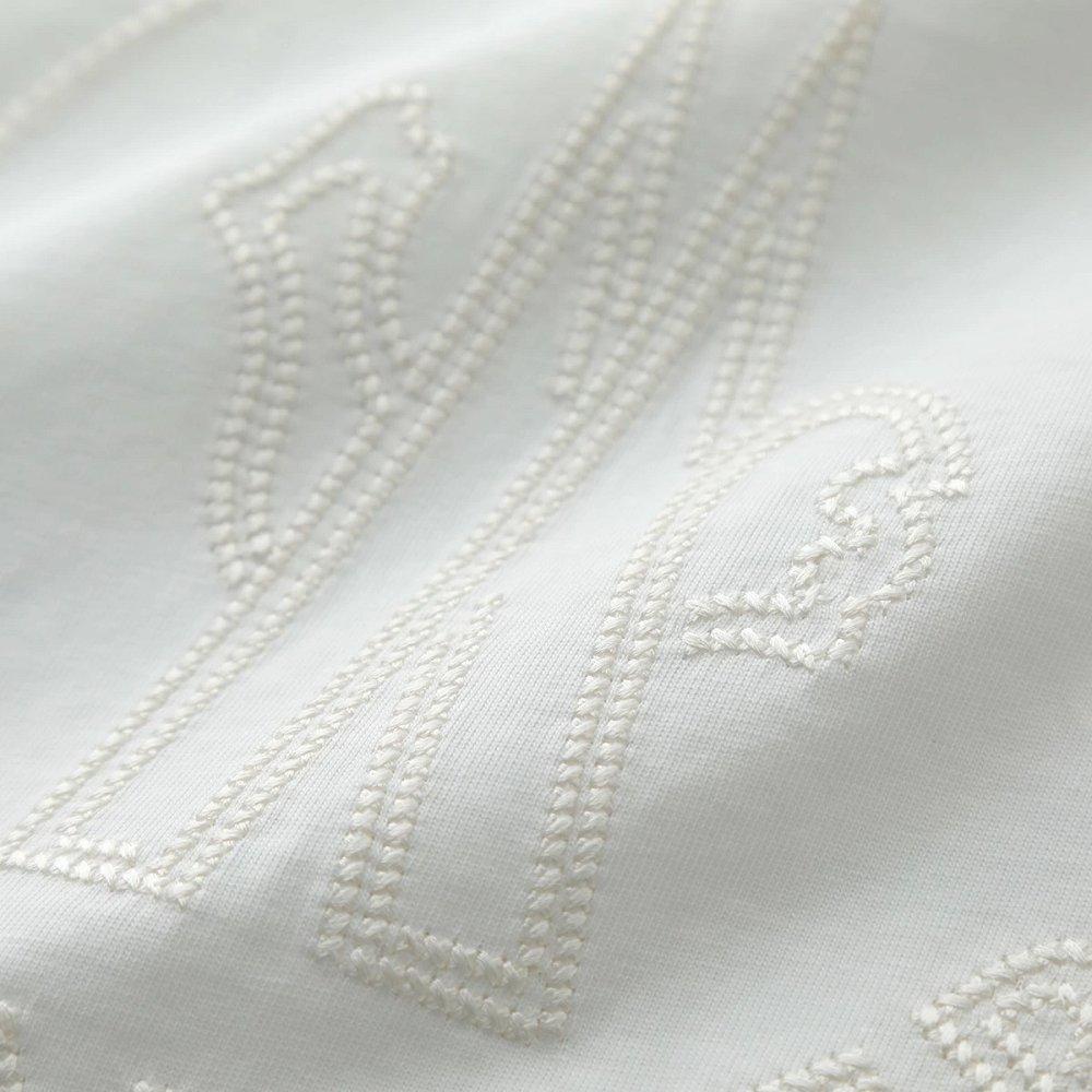 モンクレール 半袖Tシャツ レディース コットン カットソー トップス ロゴ 刺繍 半袖 丸首 8C00014 829HP