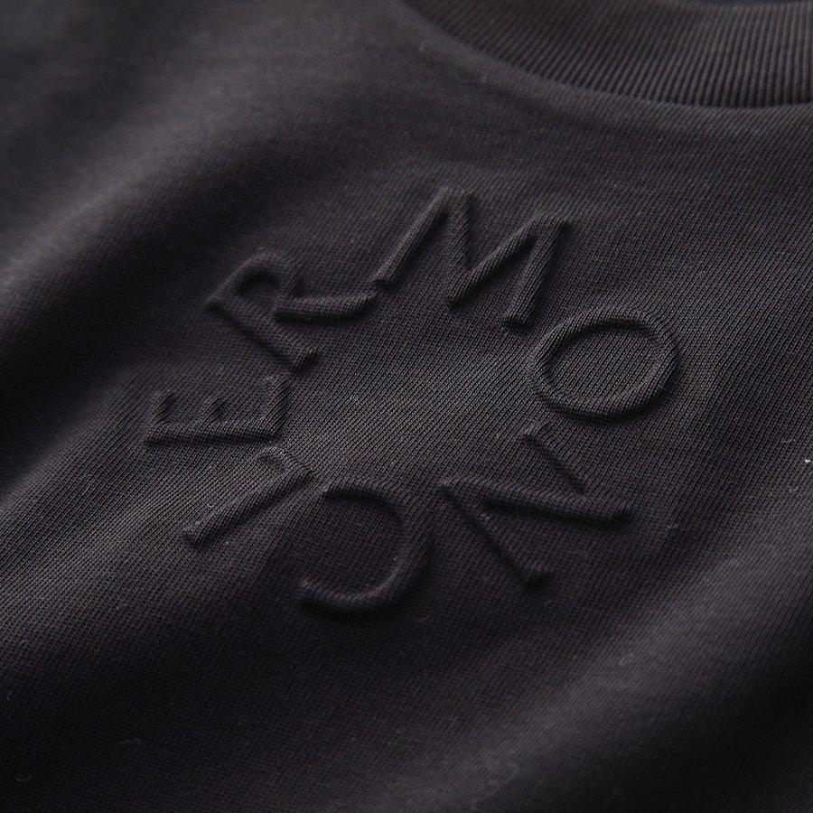 モンクレール マットブラック Tシャツ レディース 半袖 カットソー ロゴT クルーネック 8C00002 89A17