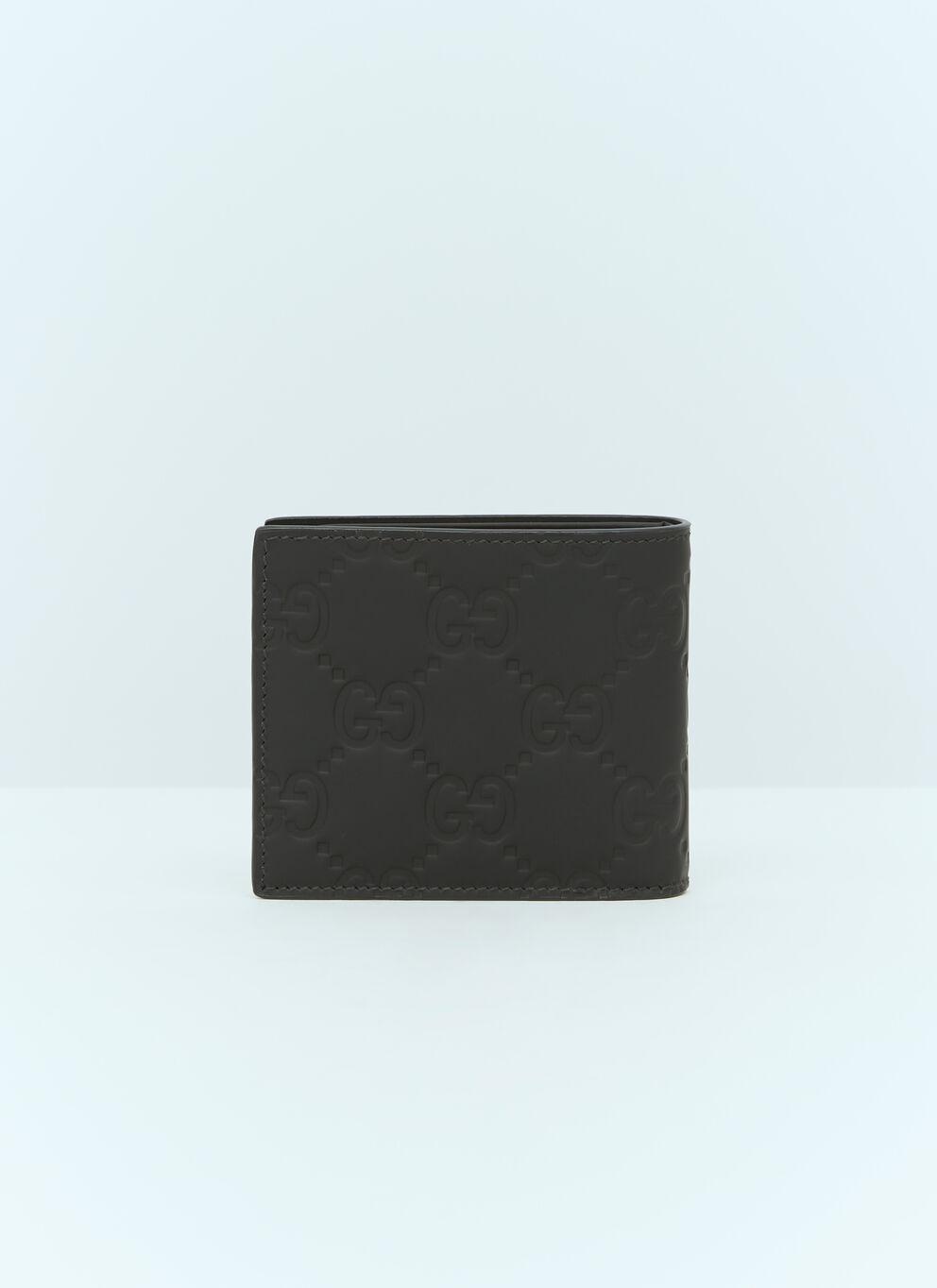  グッチ二つ折り財布 ラバーエフェクトフラップ付きGGウォレット ‎771309 AADM4 1000