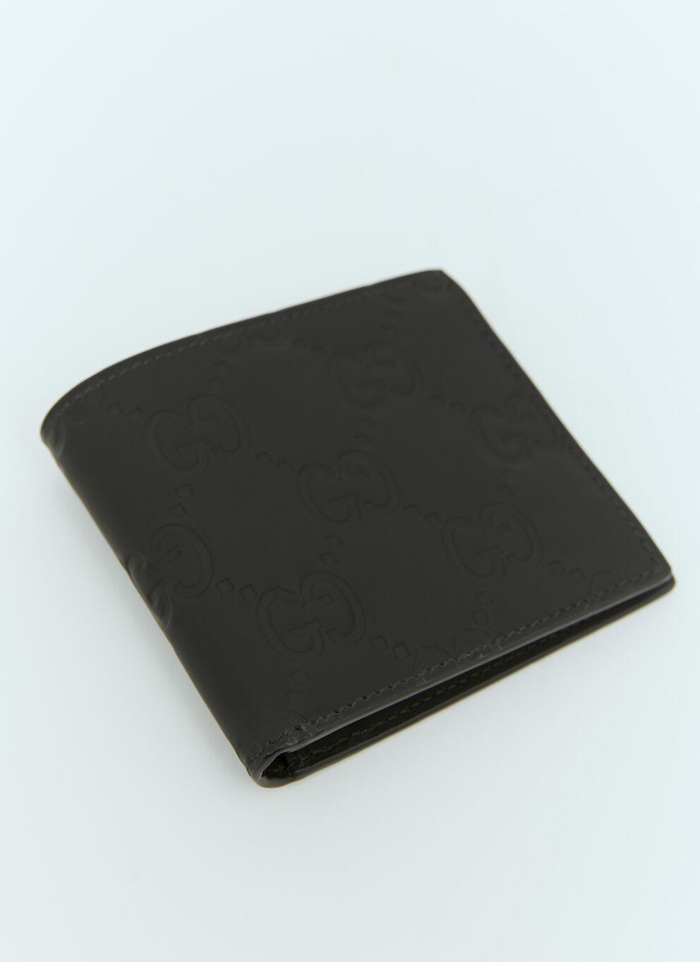  グッチ二つ折り財布 ラバーエフェクトフラップ付きGGウォレット ‎771309 AADM4 1000