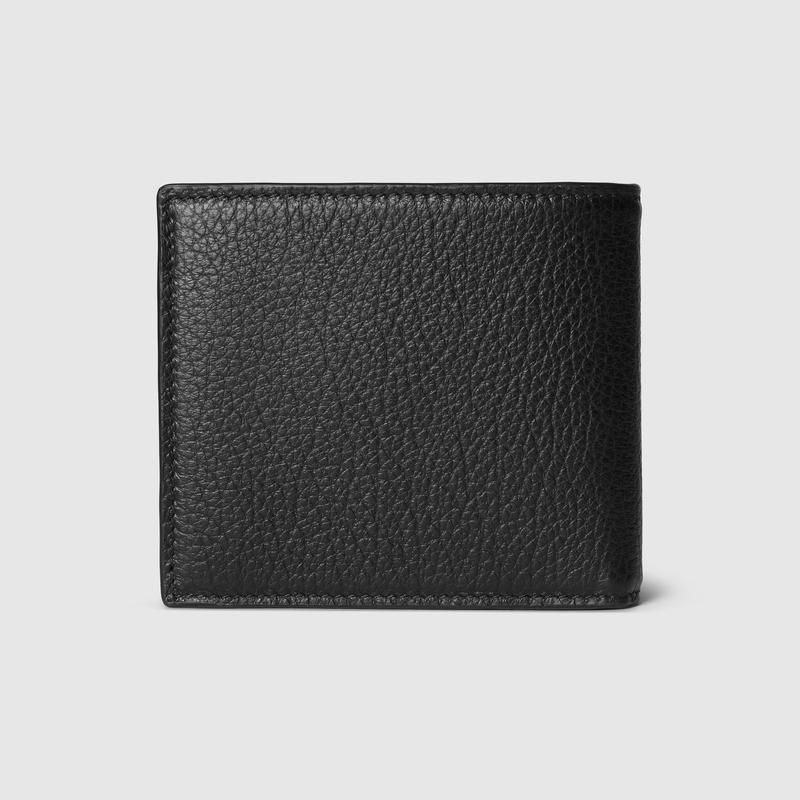  グッチ後払い メンズ ダブルG コイン 二つ折り財布 レザー 795316 AADD7 1000