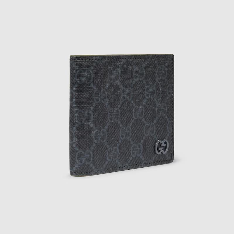  グッチ GGスプリーム キャンバス 二つ折り財布 メンズ 768244 FADMR