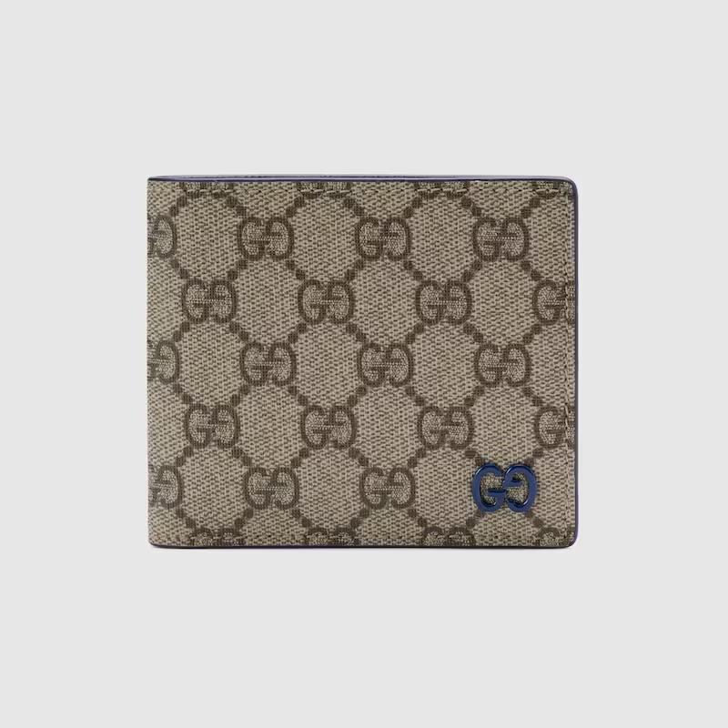  グッチ GGスプリーム キャンバス 二つ折り財布 メンズ 768244 FADMR