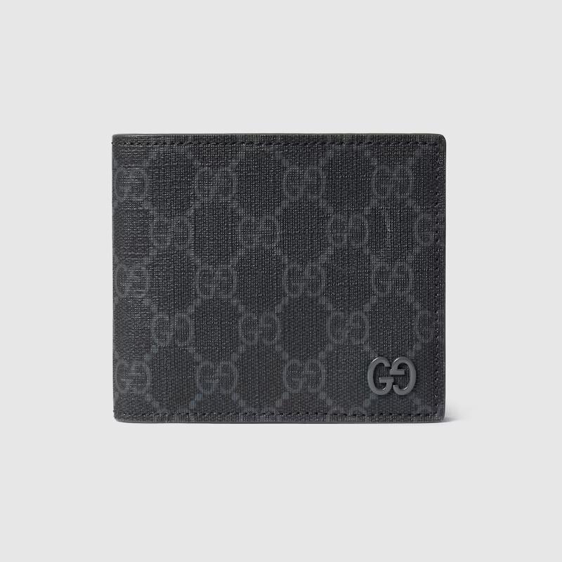  グッチ GGスプリーム キャンバス 二つ折り財布 メンズ 768244 FADMR