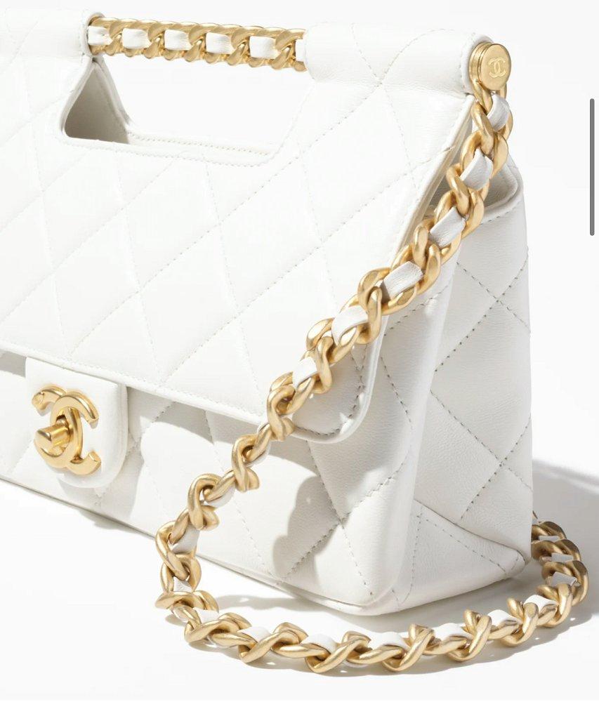 CHANEL トップハンドル フラップバッグ AS5428 B20556 10601