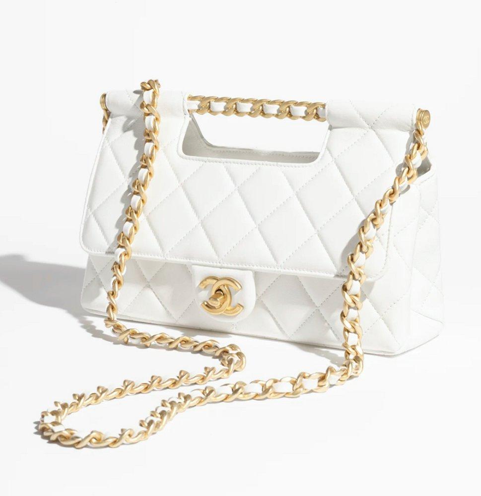 CHANEL トップハンドル フラップバッグ AS5428 B20556 10601