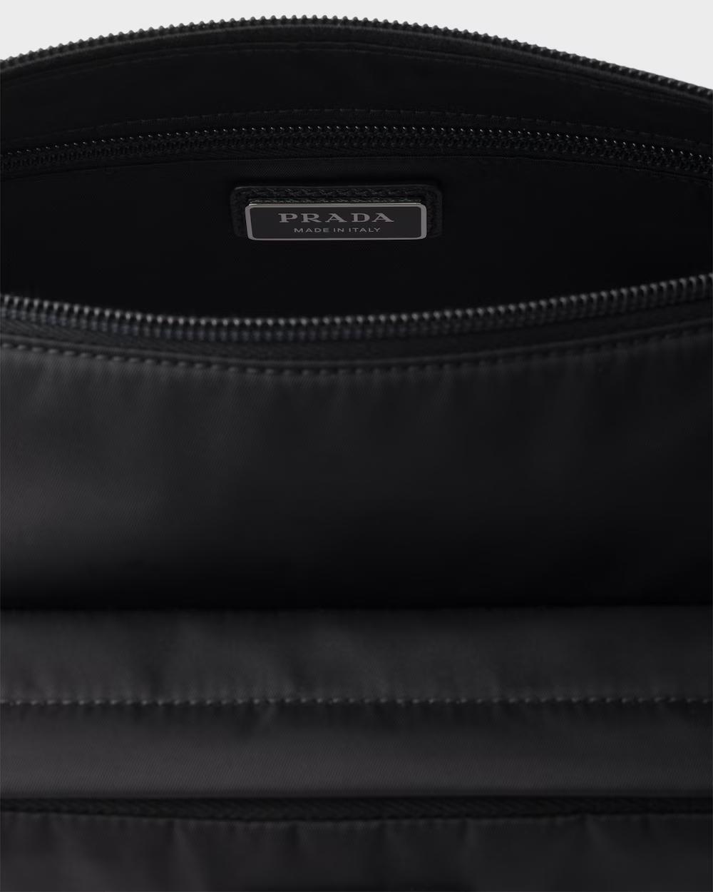 プラダ ミディアム Re-Nylon xサフィアーノレザー ショルダーバッグ 2VH192_2DMG 2VH191_2DMG