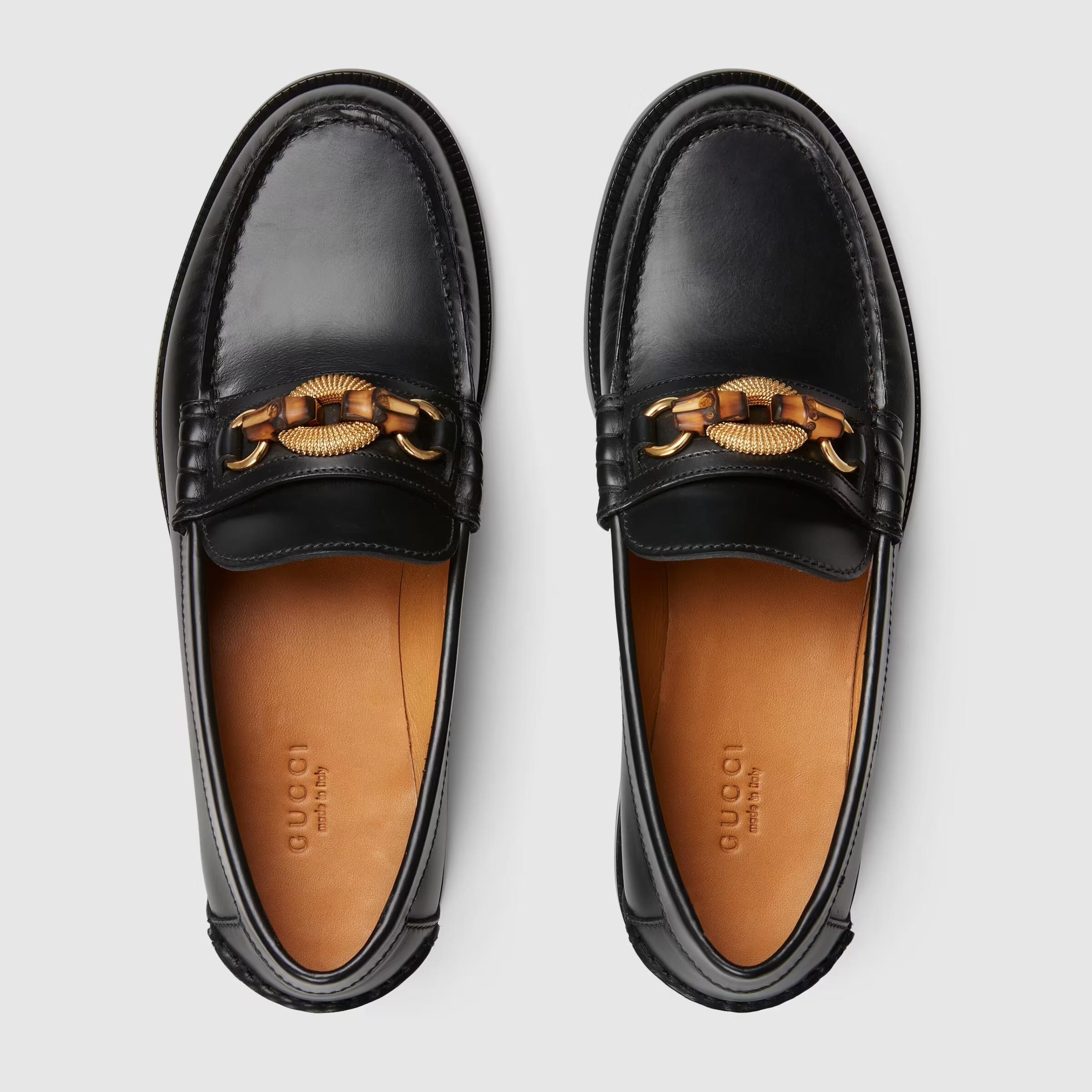 グッチ GUCCI バンブー ホースビット付き ローファー 658858 17X00 1000