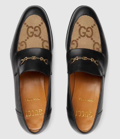 グッチ GUCCI GGキャンバス ロゴ ローファー 677049 1W6F0 1066