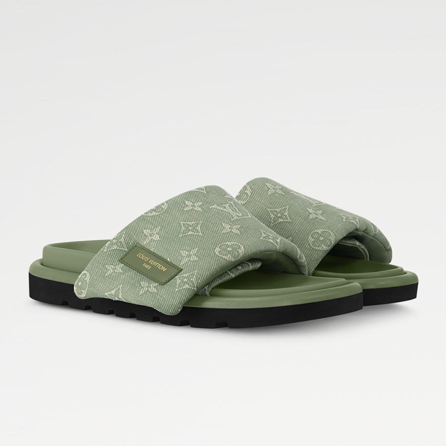 Louis Vuitton プールピロー ライン ミュール 1ACJ01 1ACJ0A