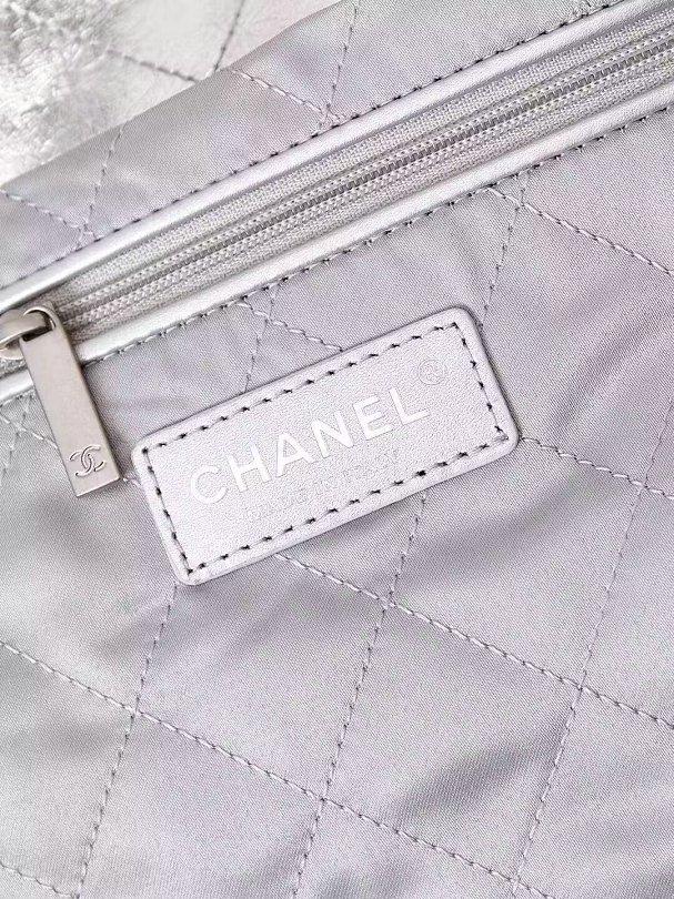 CHANEL デニムチェーン22バックミディアムステッチ AS3261 B18165 NZK51