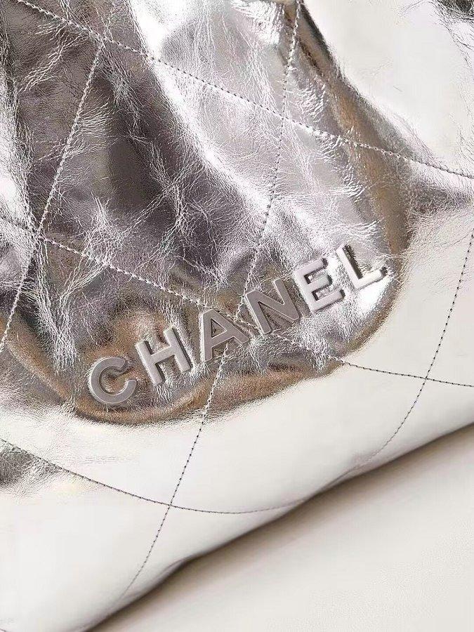 CHANEL デニムチェーン22バックミディアムステッチ AS3261 B18165 NZK51