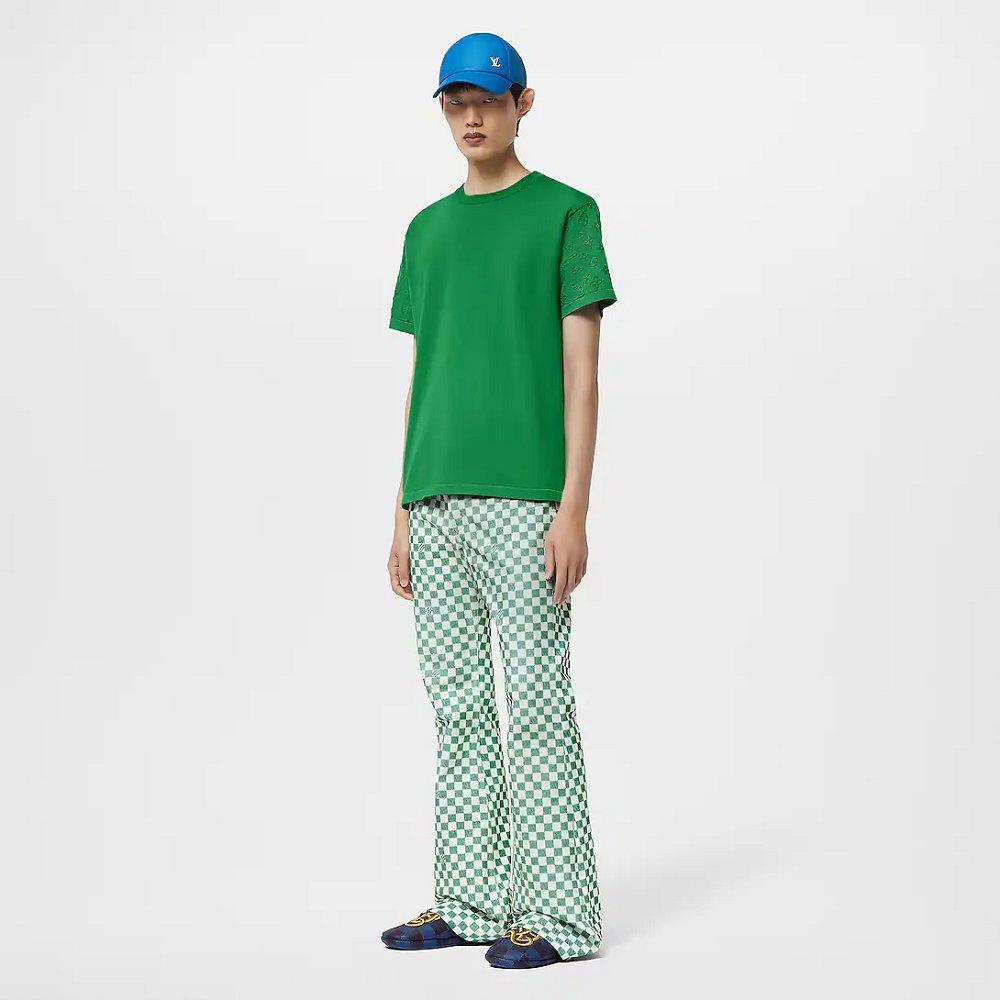 Louis Vuitton Tシャツ クルーネック グリーン 1AFIU4