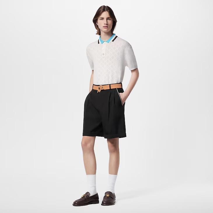 Louis Vuitton モノグラム ショートスリーブ コットン ポロ 1AFPYB