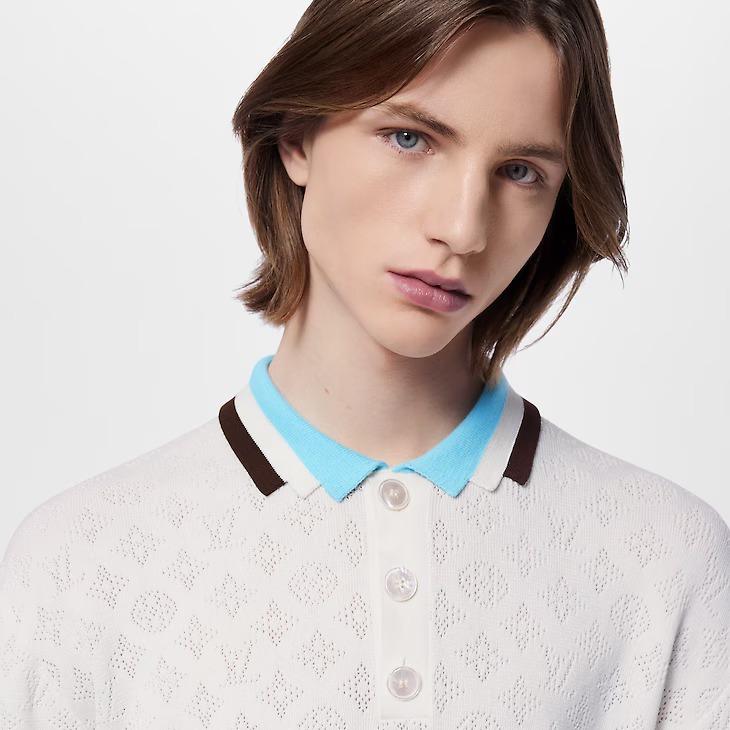Louis Vuitton モノグラム ショートスリーブ コットン ポロ 1AFPYB